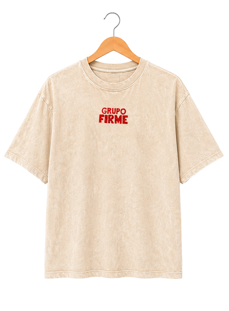 Playera Mineral Wash GRUPO FIRME