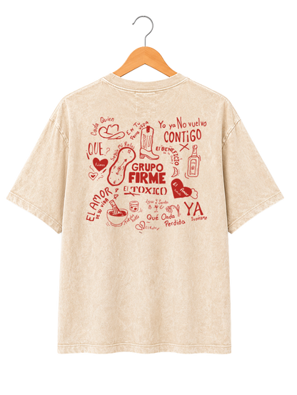Playera Mineral Wash GRUPO FIRME